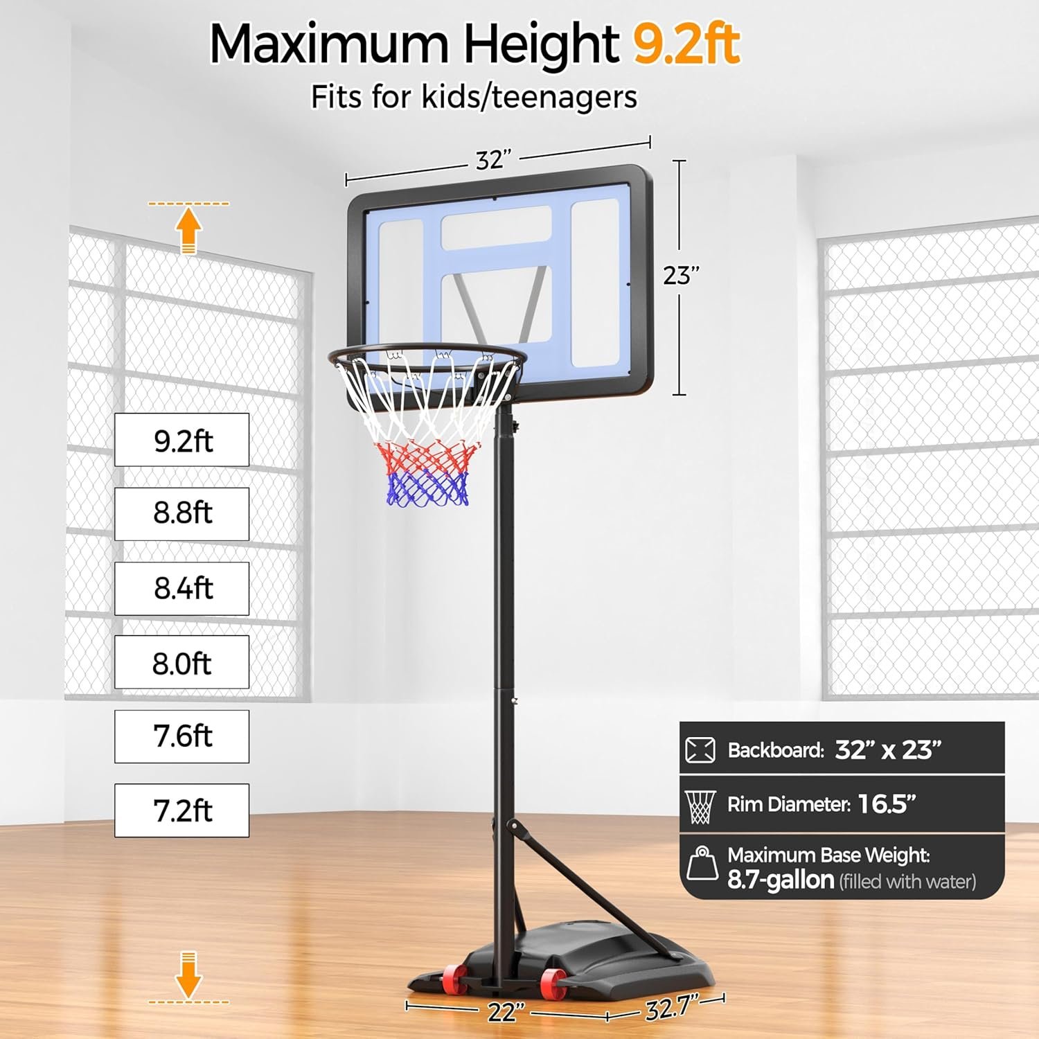 Basketball hoop